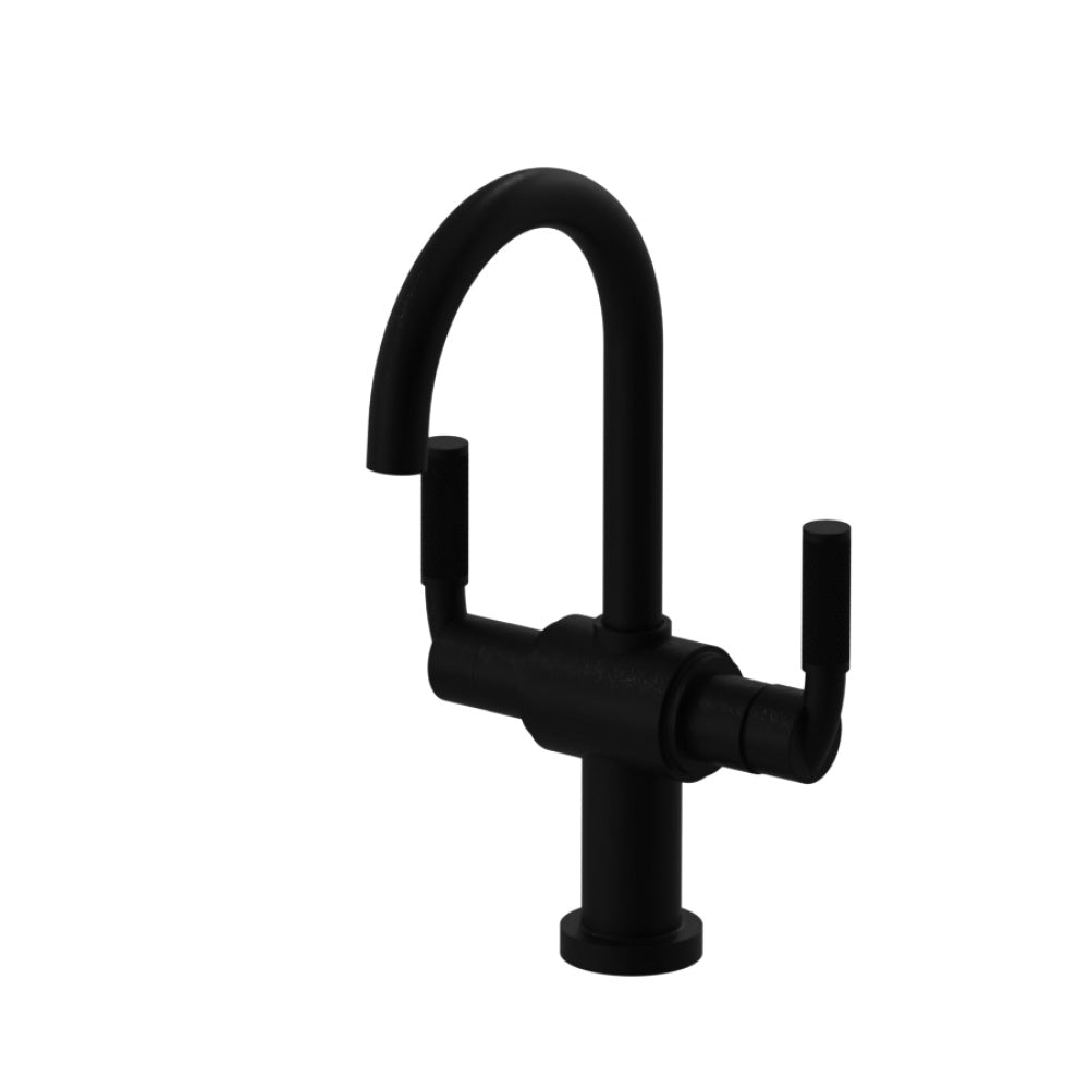 RUBINET 1CHOL Single Hole Dual Handle Lav. Set. (Less Drain)