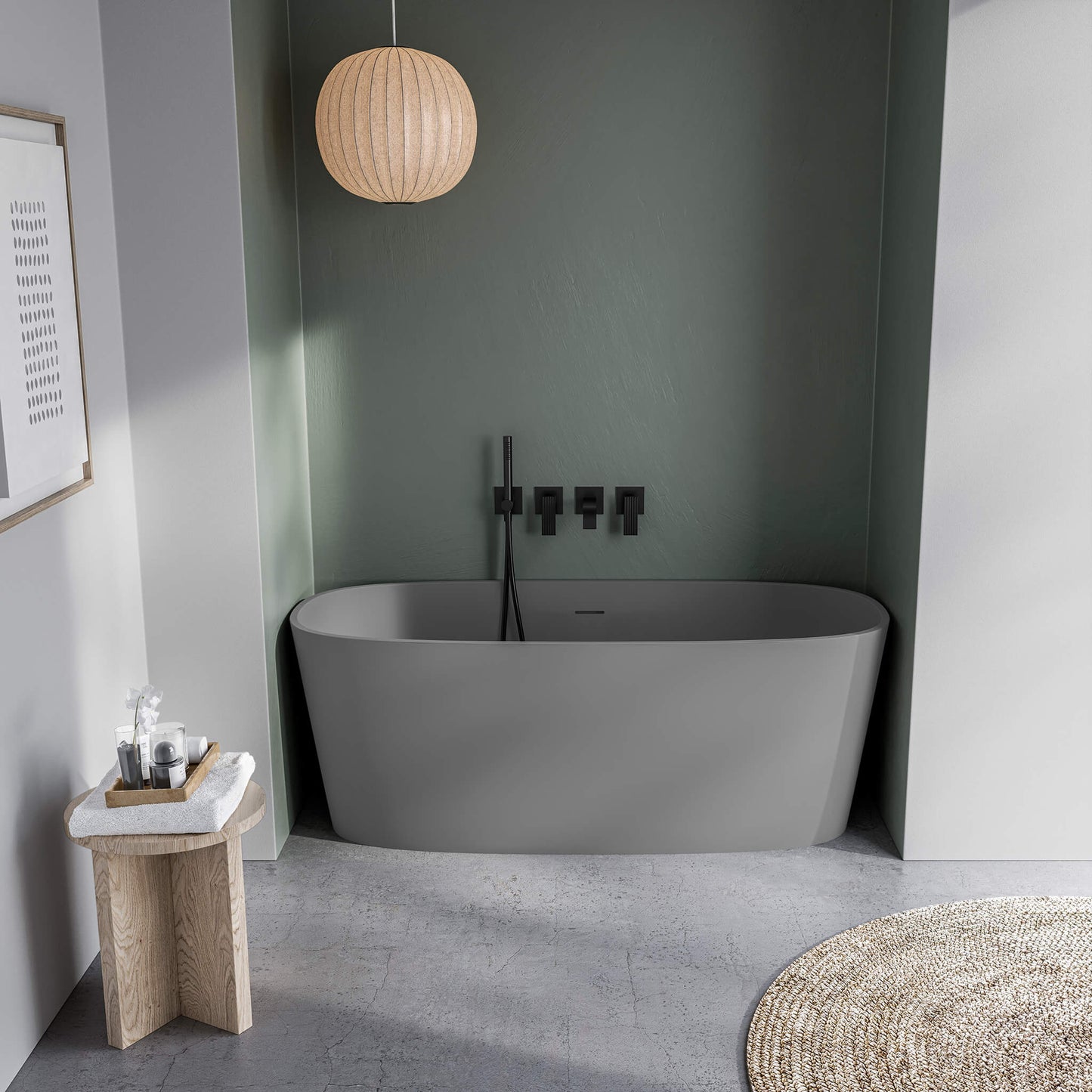 STONETOUCH 59000 Fiftynine Free Standing Bathtub