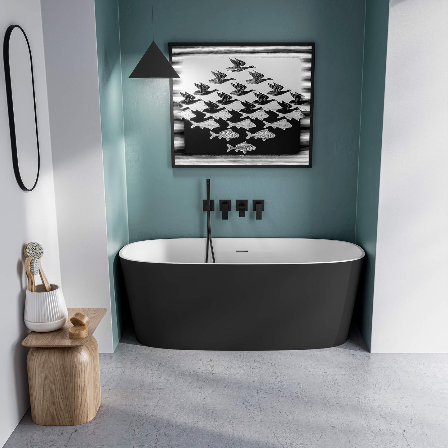 STONETOUCH 59000 Fiftynine Free Standing Bathtub