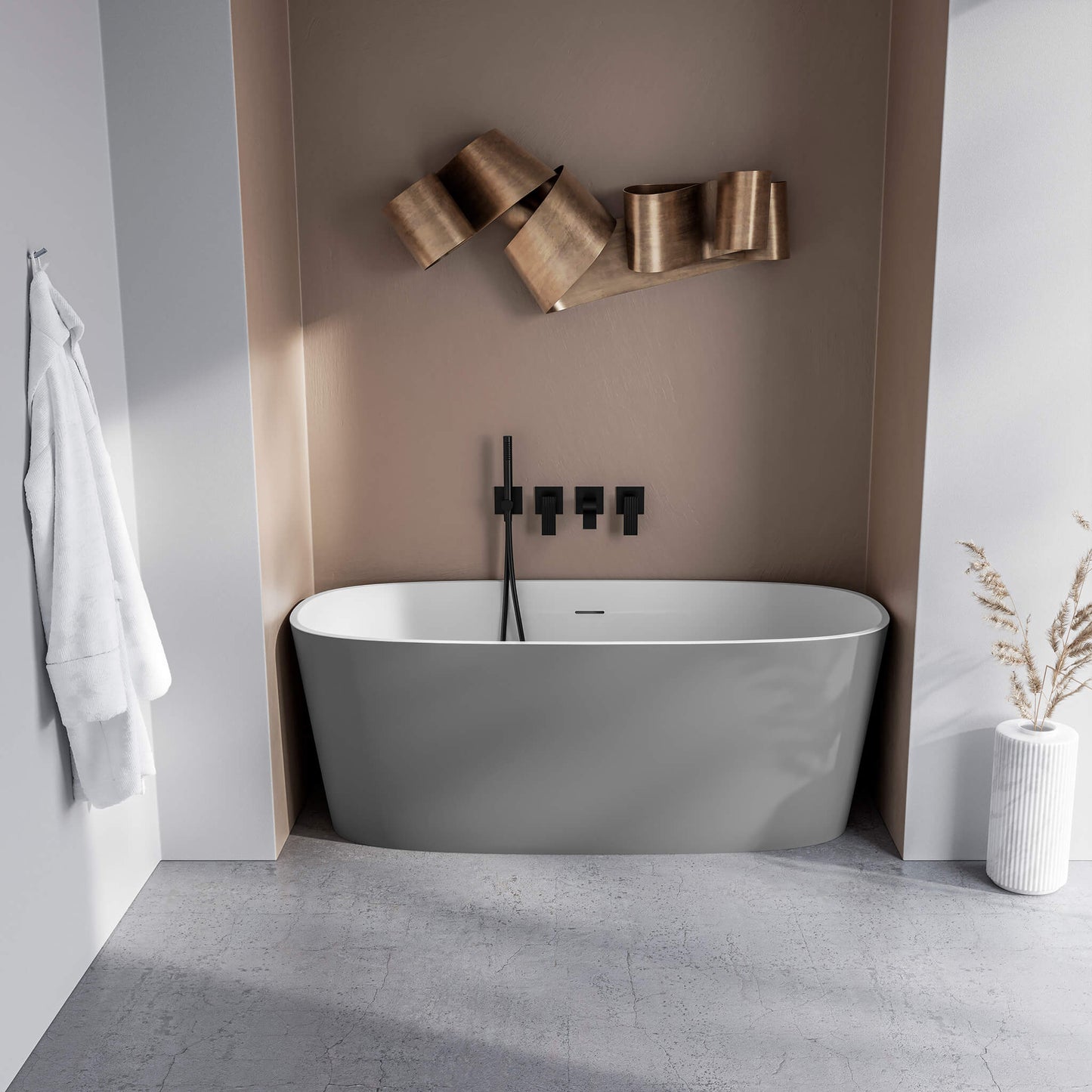 STONETOUCH 59000 Fiftynine Free Standing Bathtub