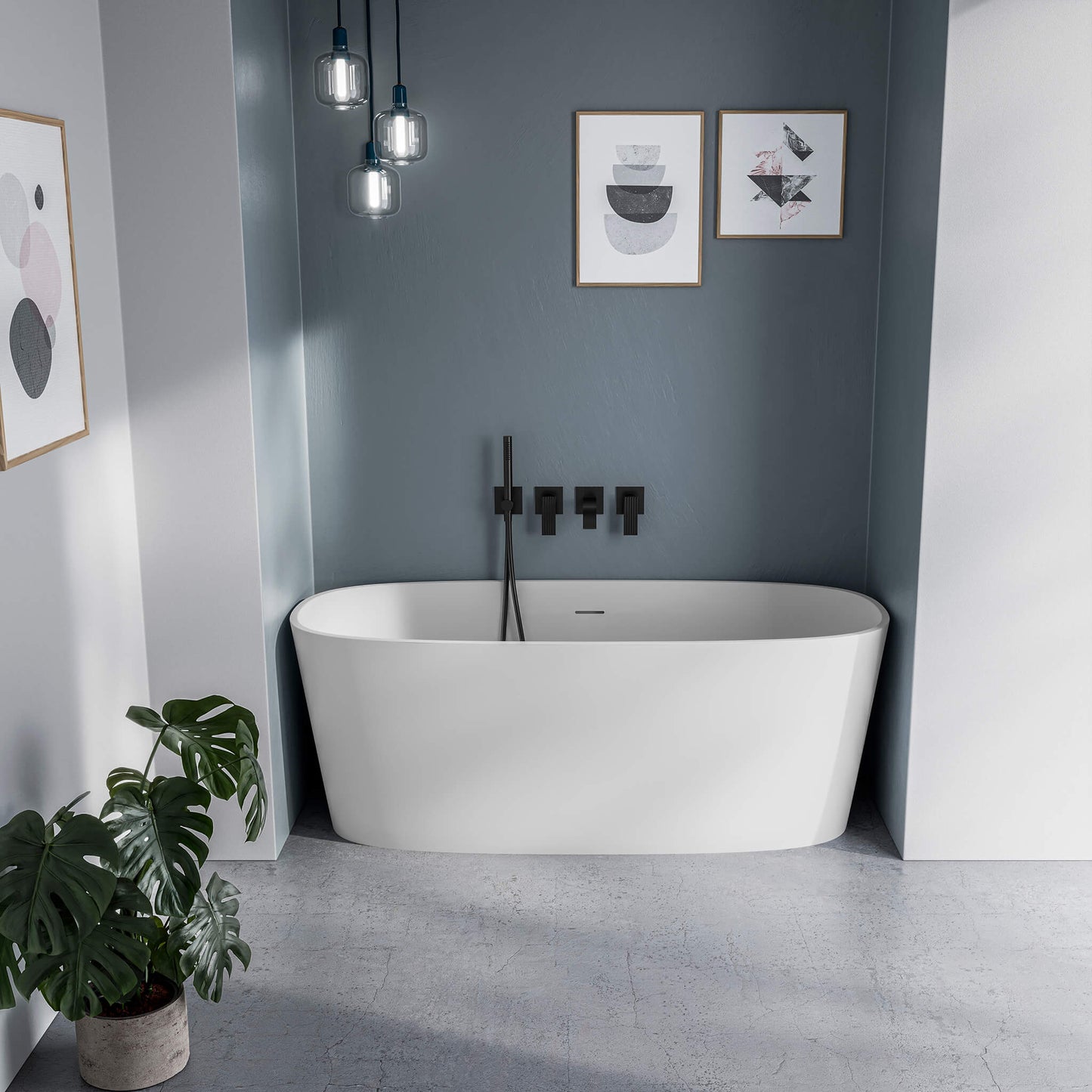 STONETOUCH 59000 Fiftynine Free Standing Bathtub
