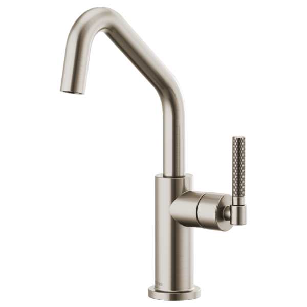 BRIZO LITZE 61063LF Bar Faucet with Angled Spout and Knurled Handle Kit