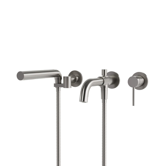 Umix 3-piece Wallmount Tub Filler