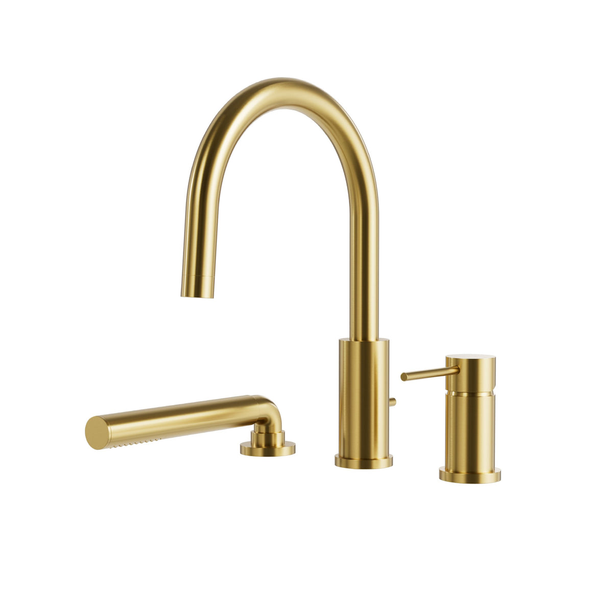 Umix 3-piece Deckmount Tub Filler