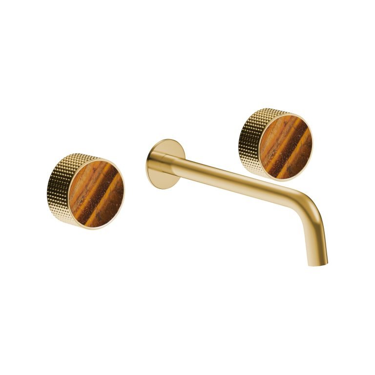 MAIER 82307 Bespoke Wallmount Lav Dots Handle and Tiger Eye Inlay