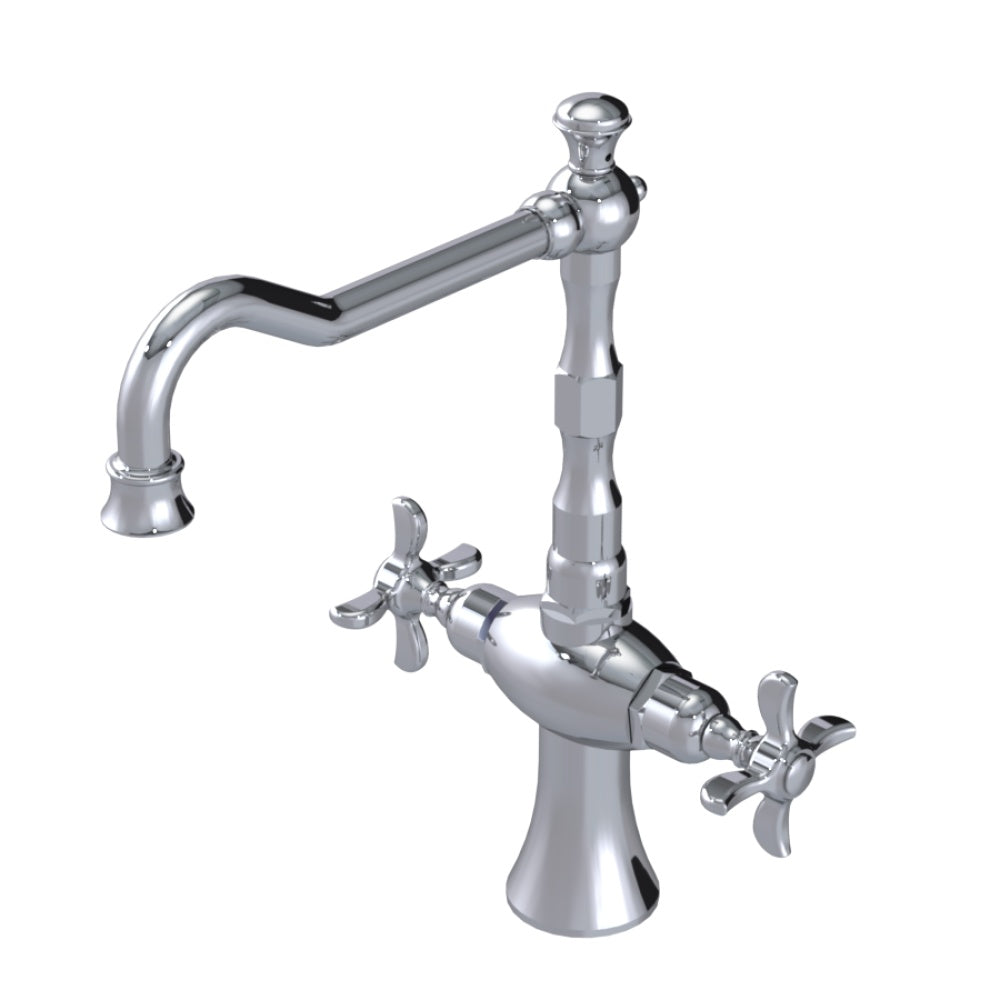 RUBINET 8DRVC Two Handle Single Hole Kitchen Set