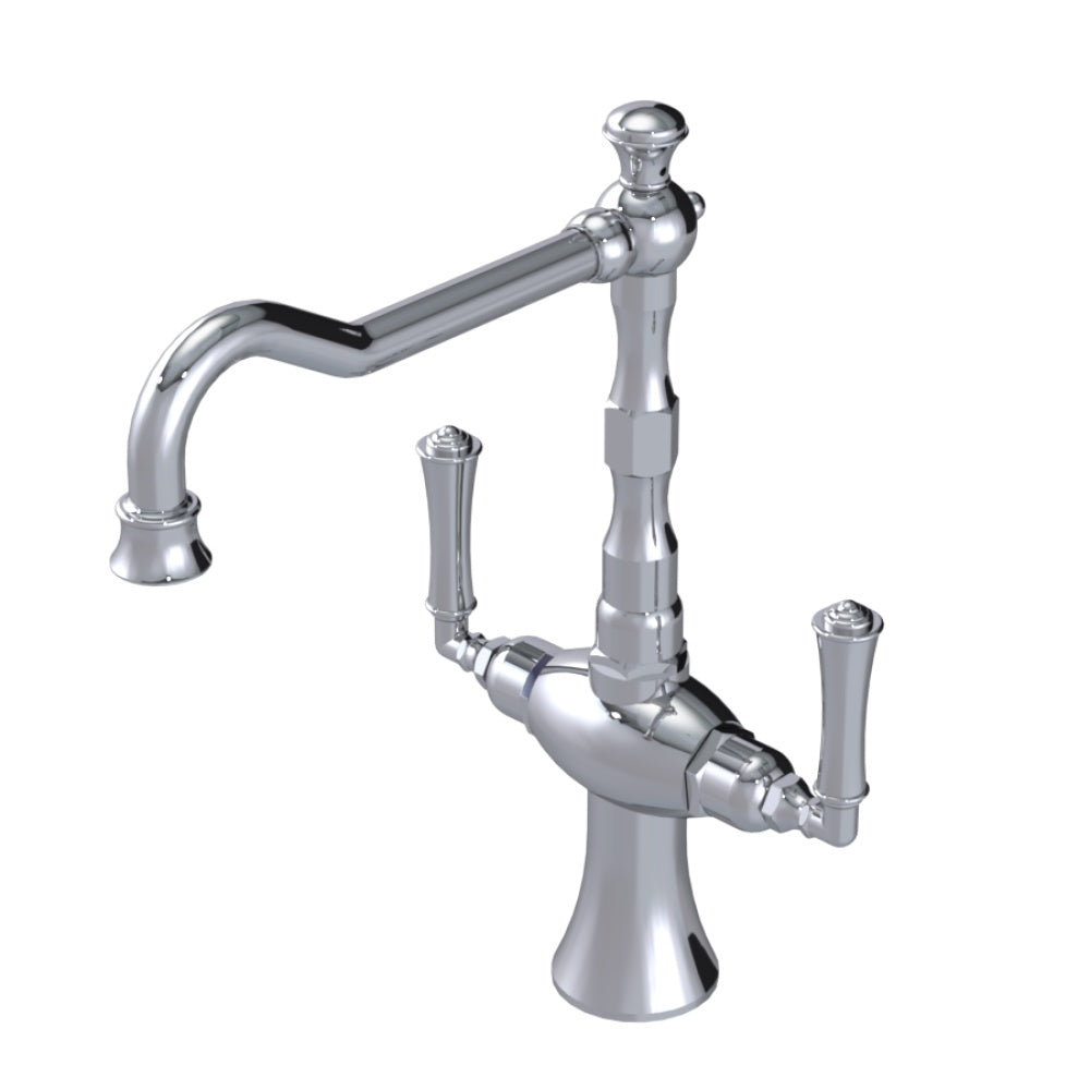 RUBINET 8DRVL Two Handle Single Hole Kitchen Set