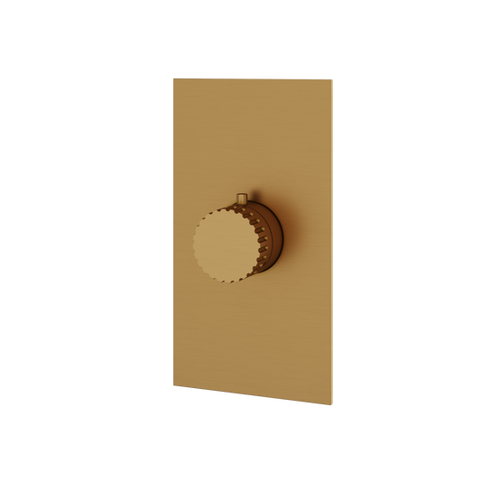 SQUARE ROUND TRIM SET FOR THERMOSTATIC VALVE