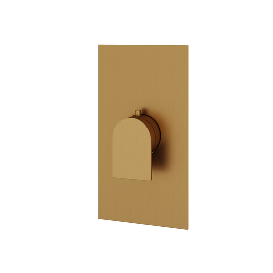 ALPHA SQUARE ROUND TRIM SET FOR THERMOSTATIC VALVE