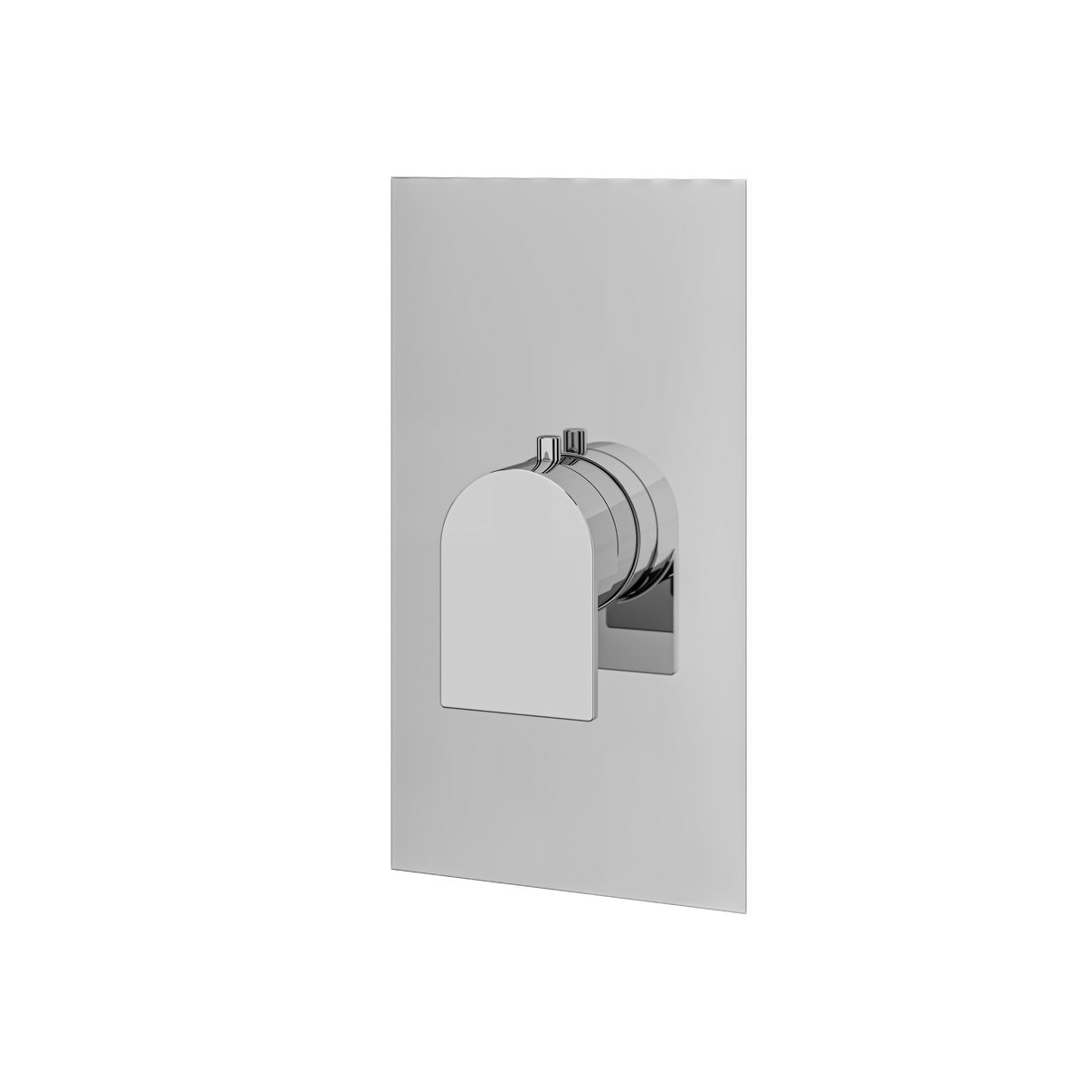 ALPHA SQUARE ROUND TRIM SET FOR THERMOSTATIC VALVE