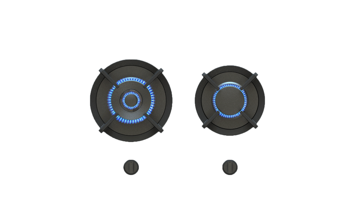 PITT BAULA BAULA2BT-NG, 2-Burner, Top Mounted Control Knobs, BLACK Edition Burners, Natural Gas