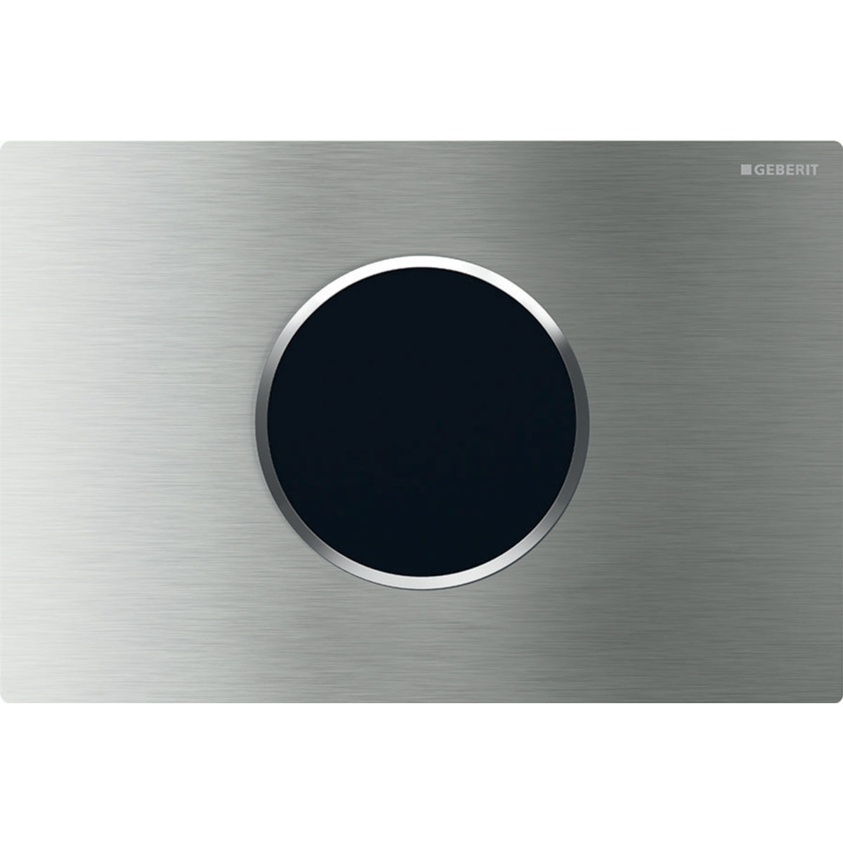 GEBERIT 115.907.Kh.6 Wc Flush Control With Electronic Flush Actuation, Mains Operation, Dual Flush, Sigma10 Actuator Plate, Automatic/Touchless