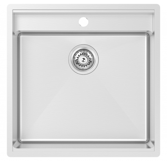 ZOMODO FRC500T-316 21" DM Sgl SUS316 Sink & Tap Kit (Inc. Covers & Fold Down Tap)