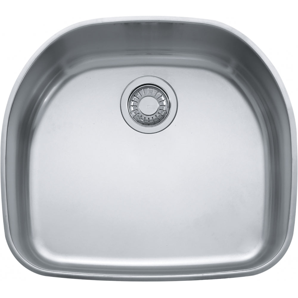 FRANKE PCX1102109 PRESTIGE UM 18G SS SGL 27CAB STAINLESS STEEL SINK