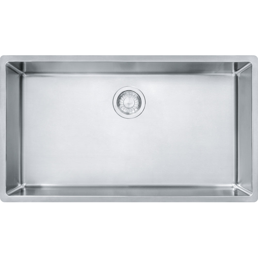 FRANKE CUX11030 CUBE UM 18G SS SGL 36CAB - WORKCENTER STAINLESS STEEL SINK
