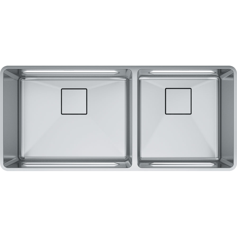 FRANKE PTX160-40 PESCARA UM 18GA SS DBL 45CAB STAINLESS STEEL SINK