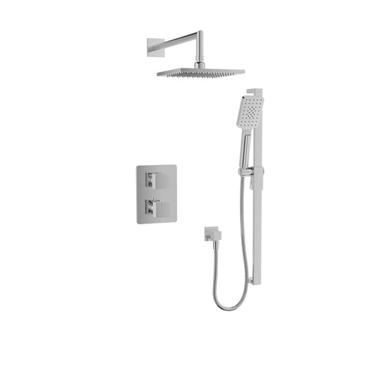 Complete thermostatic pressure balanced shower kit