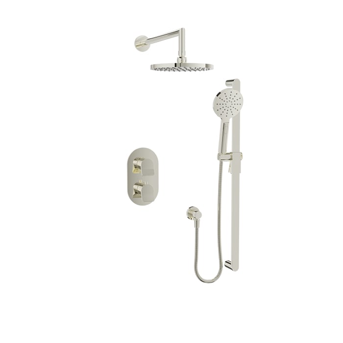 Complete thermostatic pressure balanced shower kit
