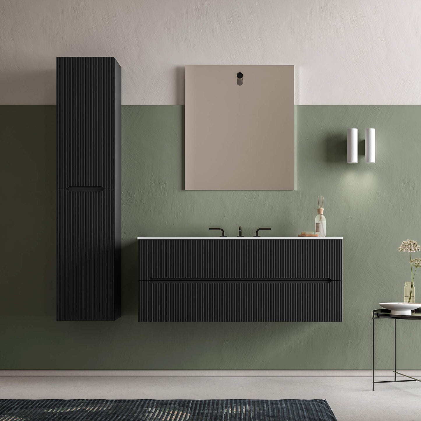 STONETOUCH RUN48 Runway Wall Mounted Vanity 48"