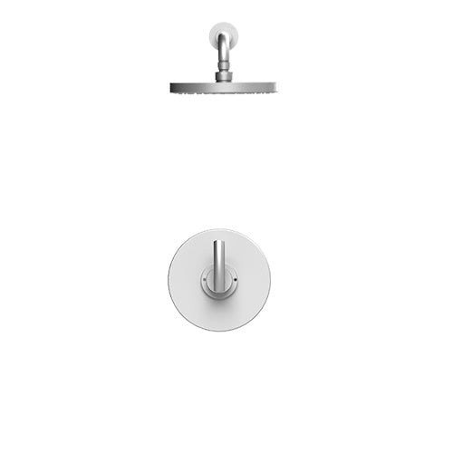 RUBINET T202HOR Pressure Balance Shower With 8" Wall Mount Shower Head & Arm (Trim Only)