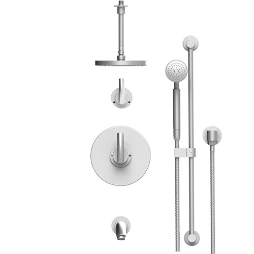 RUBINET T233HOR Pressure Balance Tub & Shower With Three Way Diverter Shared Flow