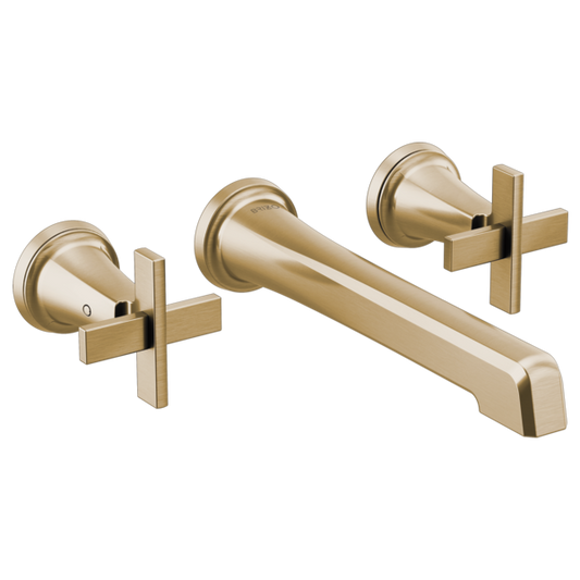 BRIZO T65898LF Two-Handle Wall Mount Lavatory Faucet - Cross Handles 1.5 GPM