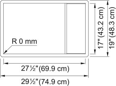 FRANKE CLV110-28-CA STAINLESS STEEL SINKS