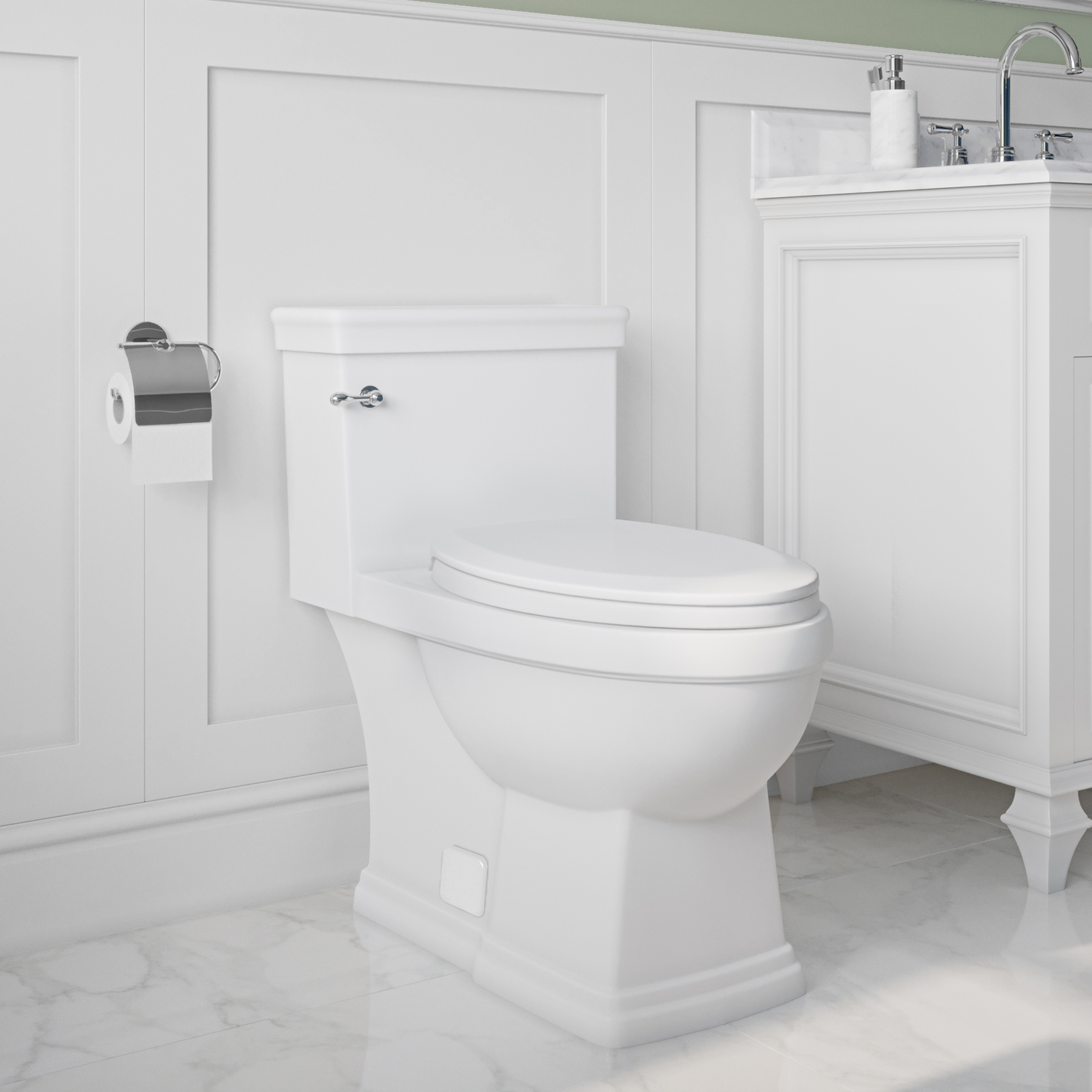 Icera Traditional One-Piece Toilet