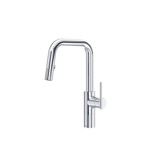 RIOBEL LTSQ201 Lateral Pull-Down Kitchen Faucet With U-Spout