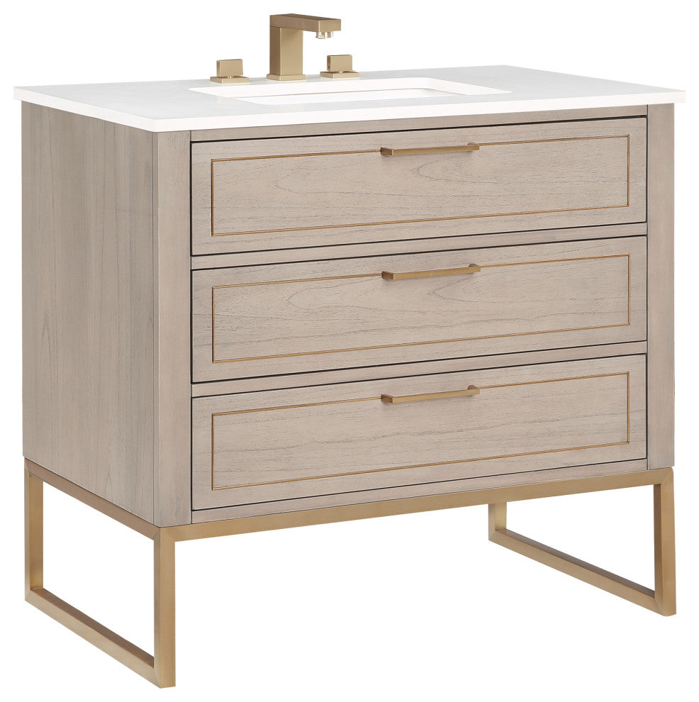 BEMMA V-MK36SFM Markham 36" Bathroom Vanity