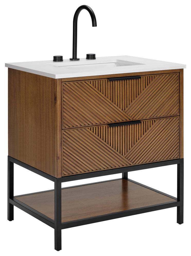 BEMMA V-DM30SFM Diamond 30" Bath Vanity