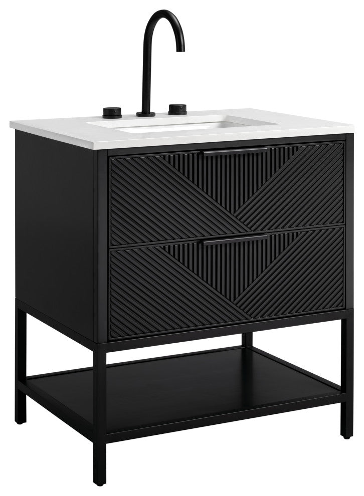 BEMMA V-DM30SFM Diamond 30" Bath Vanity