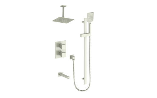 Vogt Kapfenberg 3-Way TH Shower Kit with 6" Ceiling Arm CC