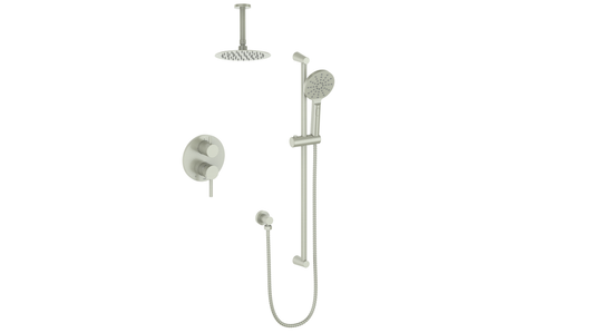 Vogt Worgl 2-Way PB Shower Kit with 6" Ceiling Arm CC