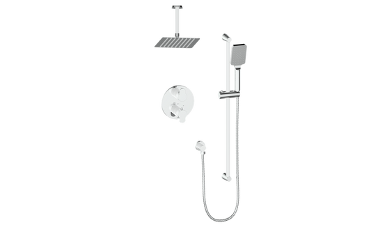 Vogt Lusten 2-Way TH Shower Kit with 6" Ceiling Arm CC