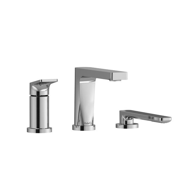 RIOBEL TOD16 Ode 3-Piece Type P (Pressure Balance) Deck-Mount Tub Filler With Hand Shower Trim