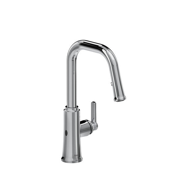 RIOBEL TTSQ111 Trattoria Pull-Down Touchless Kitchen Faucet With U-Spout