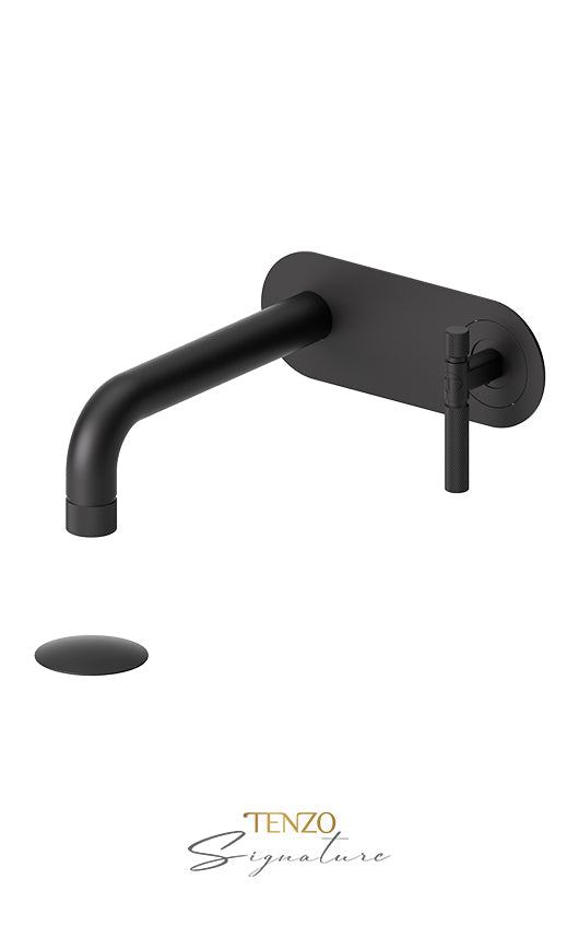 TENZO BE15-F-W Wall Mount Lavatory Faucet With (W/O Overflow) Drain Bellacio-F