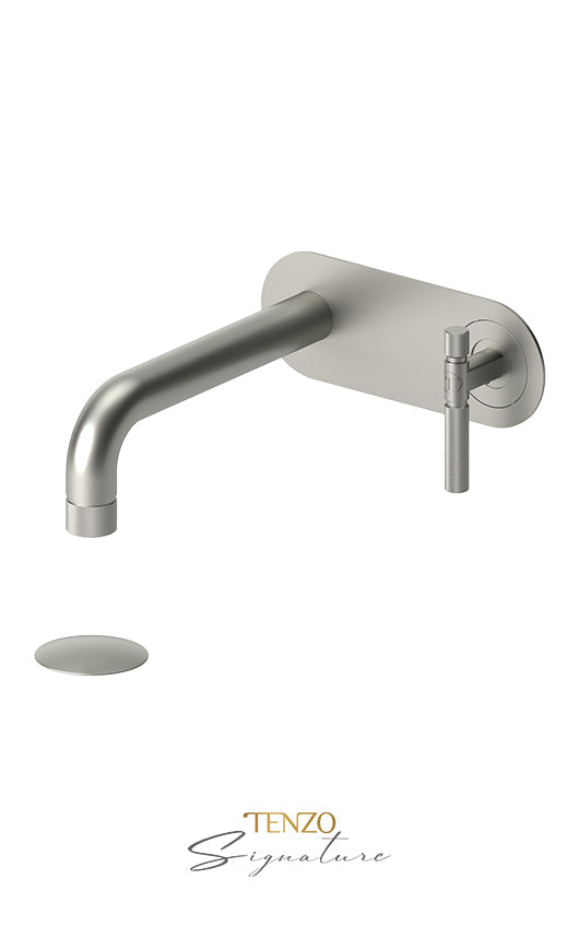 TENZO BE15-F-W Wall Mount Lavatory Faucet With (W/O Overflow) Drain Bellacio-F