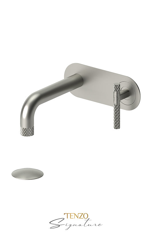 TENZO BE15-C-W Wall Mount Lavatory Faucet With (W/O Overflow) Drain Bellacio-C