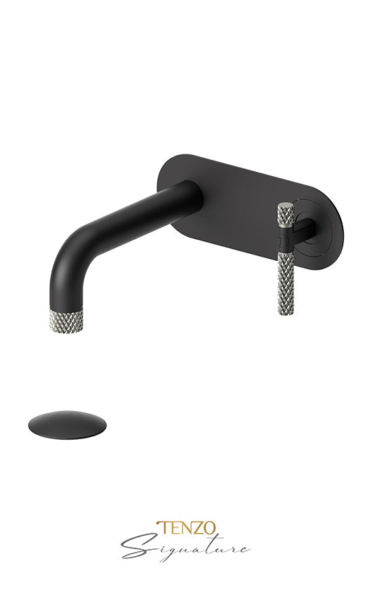 TENZO BE15-C-W Wall Mount Lavatory Faucet With (W/O Overflow) Drain Bellacio-C
