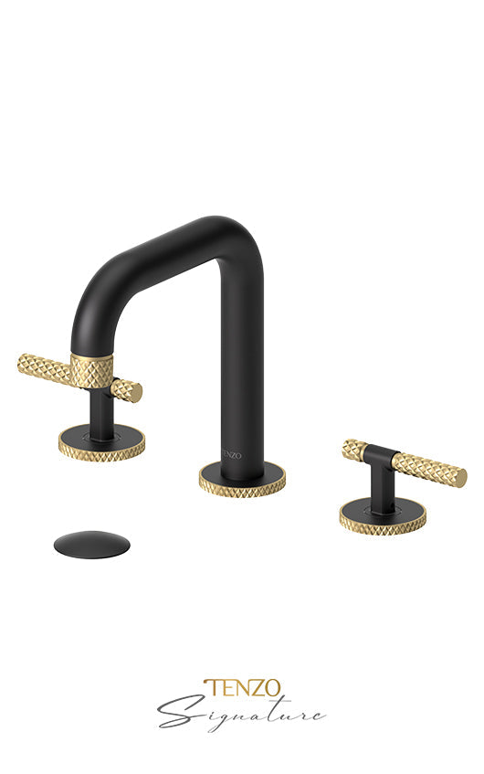 TENZO BE13-C-W 8" Lavatory Faucet With (W/O Overflow) Drain Bellacio-C