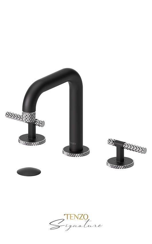 TENZO BE13-C-W 8" Lavatory Faucet With (W/O Overflow) Drain Bellacio-C