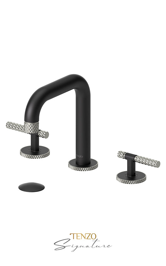 TENZO BE13-C-W 8" Lavatory Faucet With (W/O Overflow) Drain Bellacio-C