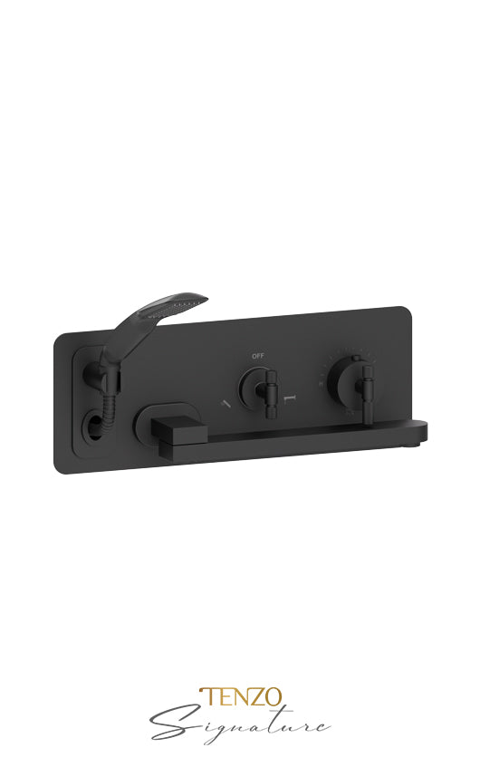 TENZO BET74-F Wall Mount Tub Faucet With Swivel Spout Bellacio-F