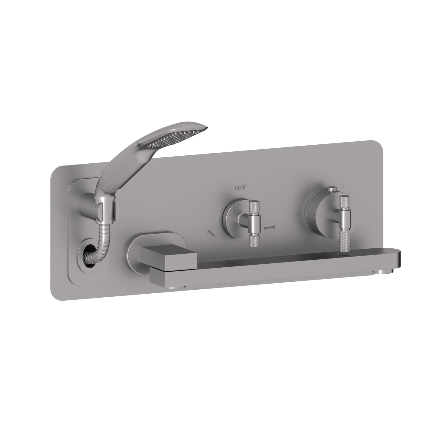 TENZO BET74-F Wall Mount Tub Faucet With Swivel Spout Bellacio-F