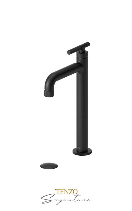 TENZO BE11H-F-W Tall Single Lavatory Faucet With (W/O Overflow) Drain Bellacio-F