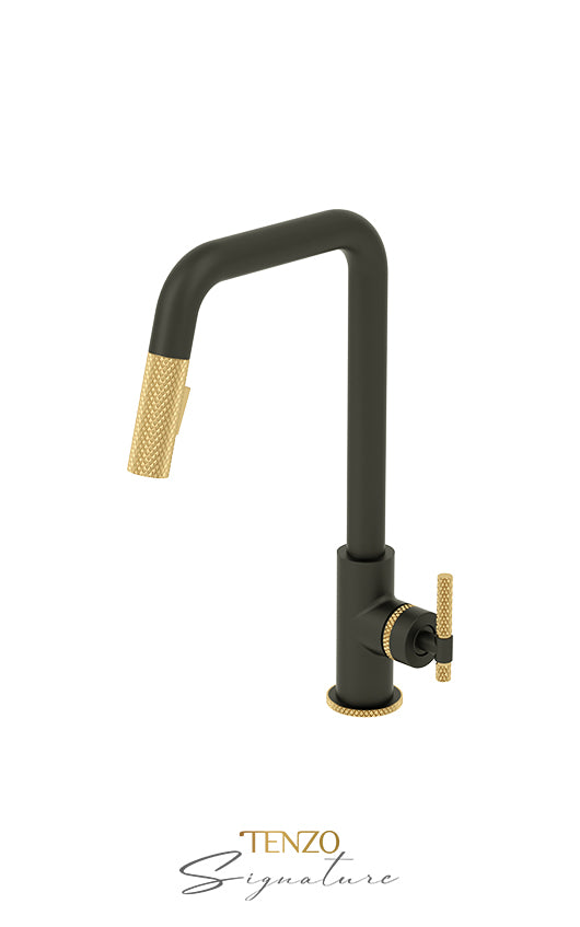 TENZO BE131-C Single-Handle Kitchen Faucet Bellacio With Pull-Down & 2-Function Hand Shower