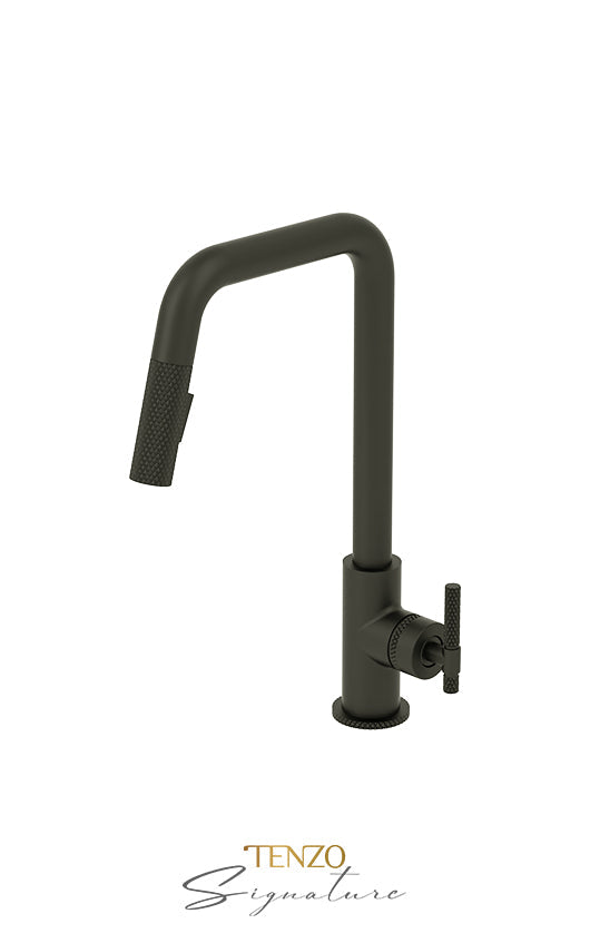 TENZO BE131-C Single-Handle Kitchen Faucet Bellacio With Pull-Down & 2-Function Hand Shower
