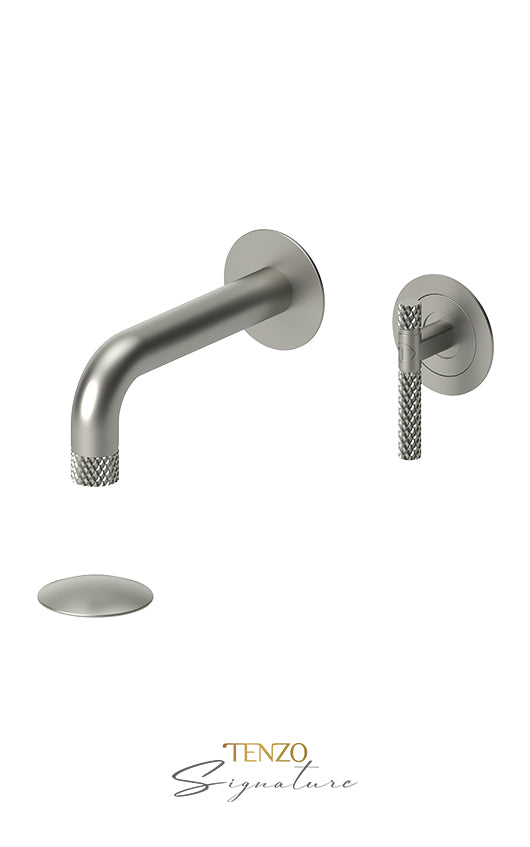 TENZO BE14-C-W Wall Mount Lavatory Faucet With (W/O Overflow) Drain Bellacio-C